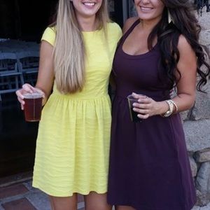 EUC Yellow Mini Dress